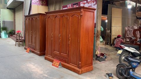 mẫu tủ quần áo 3 buồng 4 cánh