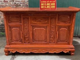 mẫu tủ thờ gỗ hương đá cao cấp