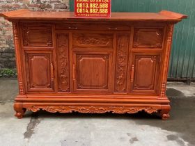 mẫu tủ thờ gỗ hương đá