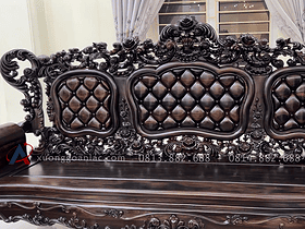 Vách ghế đục hoa lá tây