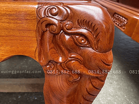 chân bàn đục đầu voi