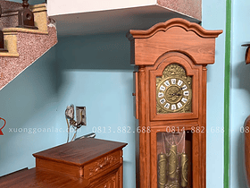 Combo nội thất gỗ hương đá hàng vip cho gia đình cô Hương ở Ninh Bình 16 mẫu đồng hồ cây gỗ hương đá