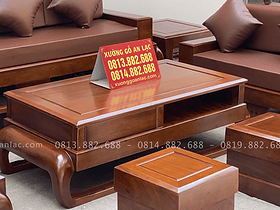 Mẫu bàn trà chân đùi gà sang trọng