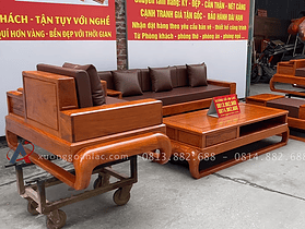 sofa đùi gà gỗ huơng đá