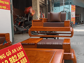 ghế đơn kèm đệm da cao cấp