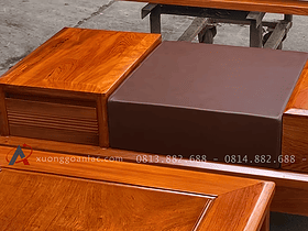mẫu đôn ngồi phụ gỗ hương đá