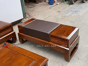 đôn ngồi phụ gỗ hương đá