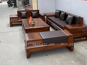 mẫu sofa chân choãi 5 món