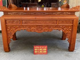 án gian thờ nhwu ý chân 14 gỗ hương đá