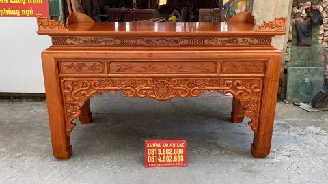 án gian thờ nhwu ý chân 14 gỗ hương đá