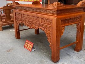 Án gian thờ mẫu như ý 1m97 chân 14 giao Hà Tĩnh 14 mẫu án gian gỗ hương đá