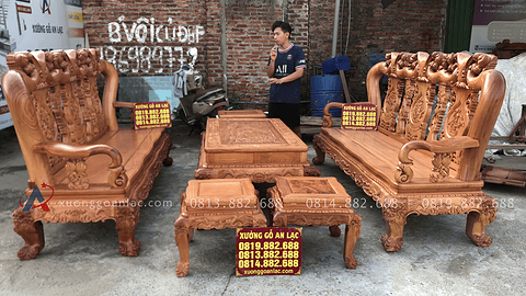 bàn ghế minh quốc đào 2 đoản gỗ gõ đỏ