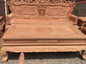 Bản mộc thô bộ louis hoàng gia gỗ hương 8 món chân 12 hàng vip 18 mẫu bàn trà louis hoàng gia