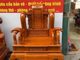 ghế đơn tần thủy hoàng gỗ hương