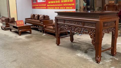 combo án gian thờ và sofa đùi gà