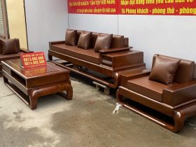 mẫu sofa đùi gà gỗ hương đá