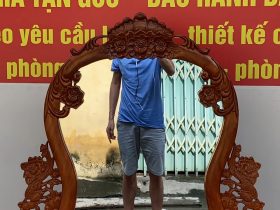 Combo bàn phấn hoa hồng và đồng hồ tứ trụ vát gỗ hương đá cao cấp 18 Bàn trang điểm louis hoa hồng tân cổ điển