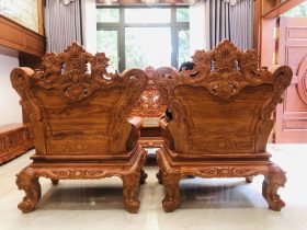 mặt sau của ghế louis hoàng gia