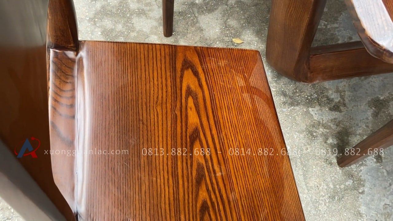 Combo sofa chân vát chéo kèm bộ đệm da Italia cao cấp và bộ bàn ghế ăn sồi hiện đại (Anh Dũng, Đà Nẵng) 62 mặt ngồi ván liền tấm