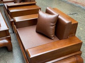 ghế đơn gỗ hương đá