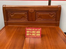 Combo tủ áo và giường ngủ gỗ gõ đỏ hàng đặt dày dặn 25 mẫu giường ngủ chữ x