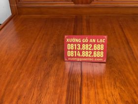 Hoàn thiện giường ngủ chữ x đục hoa dây 17 giường ngủ 1m8 x 2m