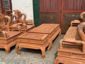 bộ bàn ghế tần thủy hoàng 6 món