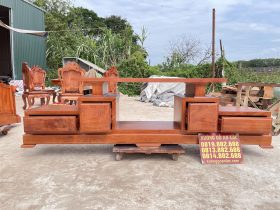 Mẫu kệ tivi 2 tầng 4 ngăn kéo 2m50 gỗ hương đá hiện đại (Anh Thành - Hà Nội) 9 mẫu kệ tivi sofa phong cách hiện đại
