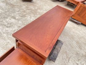Mẫu kệ tivi 2 tầng 4 ngăn kéo 2m50 gỗ hương đá hiện đại (Anh Thành - Hà Nội) 10 thiết kế 2 tầng mặt khung tranh