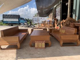 mẫu sofa zito gỗ gõ đỏ