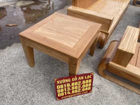 Sofa zito Mẫu Đùi Gà Gỗ Gõ Đỏ Pachy | Hàng Đặt Của Anh Thịnh - Nghệ An 21 đôn góc vuông đơn giản