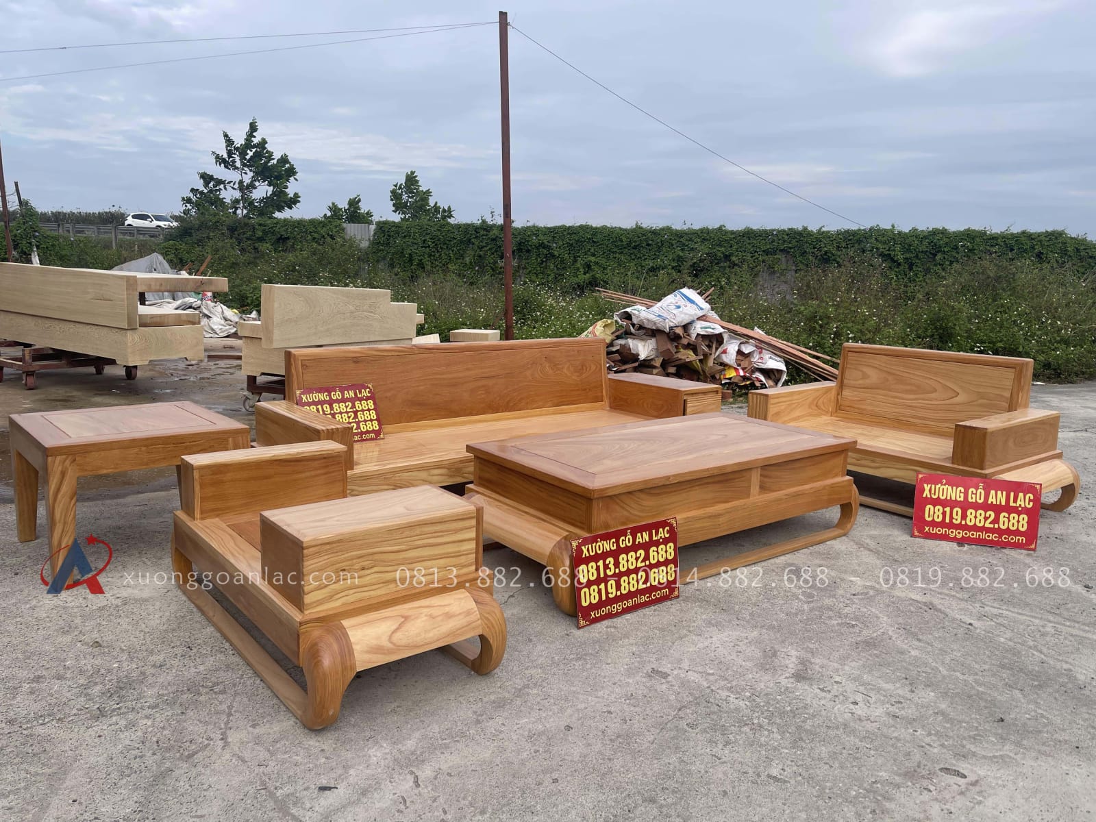 Sofa zito Mẫu Đùi Gà Gỗ Gõ Đỏ Pachy | Hàng Đặt Của Anh Thịnh - Nghệ An 23 mẫu sofa zito gỗ gõ đỏ 5 món