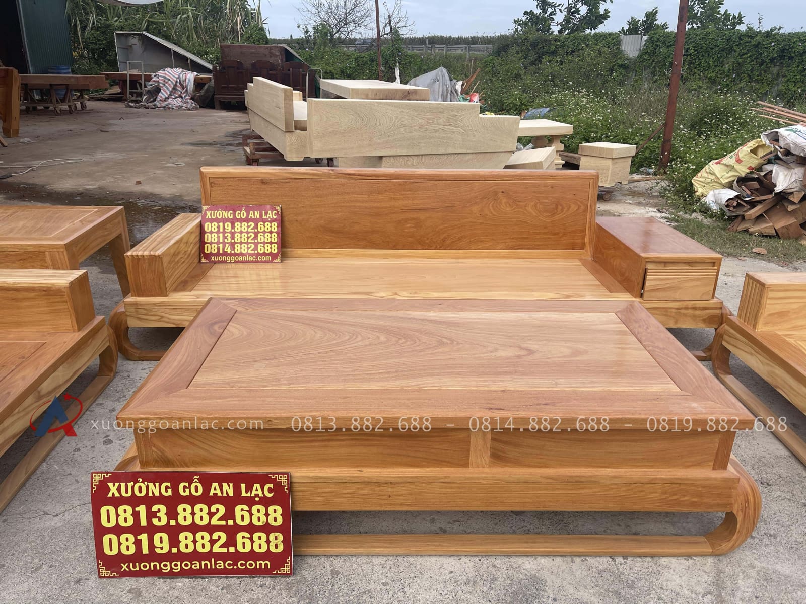 Sofa zito Mẫu Đùi Gà Gỗ Gõ Đỏ Pachy | Hàng Đặt Của Anh Thịnh - Nghệ An 24 mẫu bàn trà chữ nhật