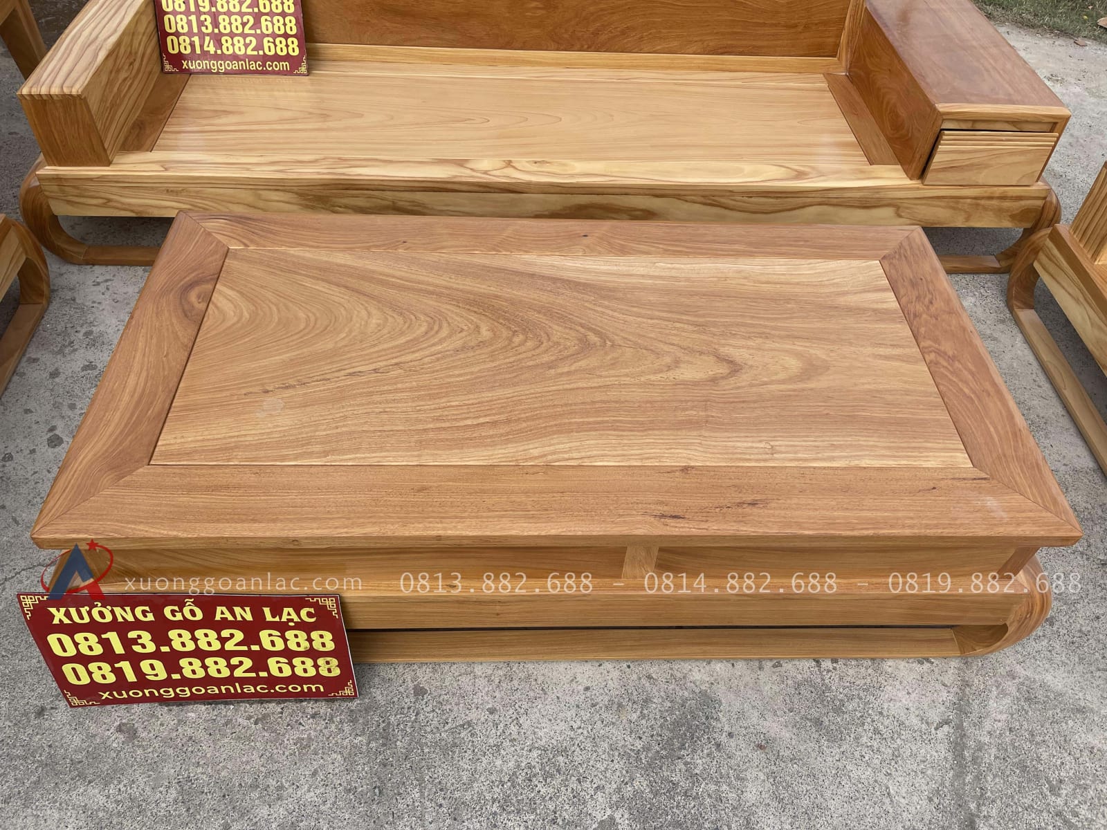 Sofa zito Mẫu Đùi Gà Gỗ Gõ Đỏ Pachy | Hàng Đặt Của Anh Thịnh - Nghệ An 25 mặt bàn gỗ gõ đỏ