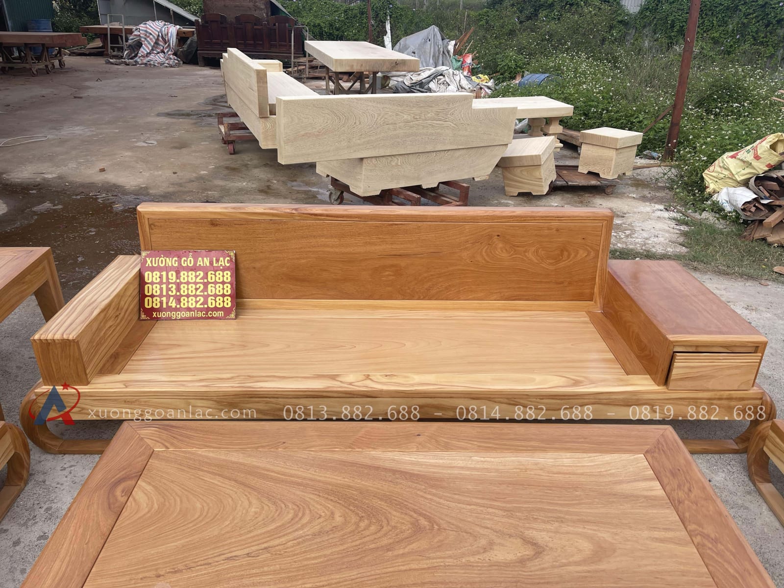 Sofa zito Mẫu Đùi Gà Gỗ Gõ Đỏ Pachy | Hàng Đặt Của Anh Thịnh - Nghệ An 26 đoản dài hiện đại