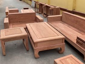 mộc thô bộ sffa chân hươu gỗ hương đá