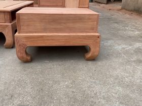Mộc thô 2 bộ sofa chân hươu gỗ hương đá hàng đẹp sỉ đét 27 đoản dài chân hươu sang trọng