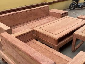 Mộc thô 2 bộ sofa chân hươu gỗ hương đá hàng đẹp sỉ đét 19 bộ sofa chân hươu gõ hương đá