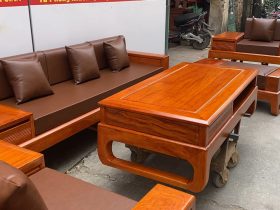 Thiết kế mặt bàn khung tranh