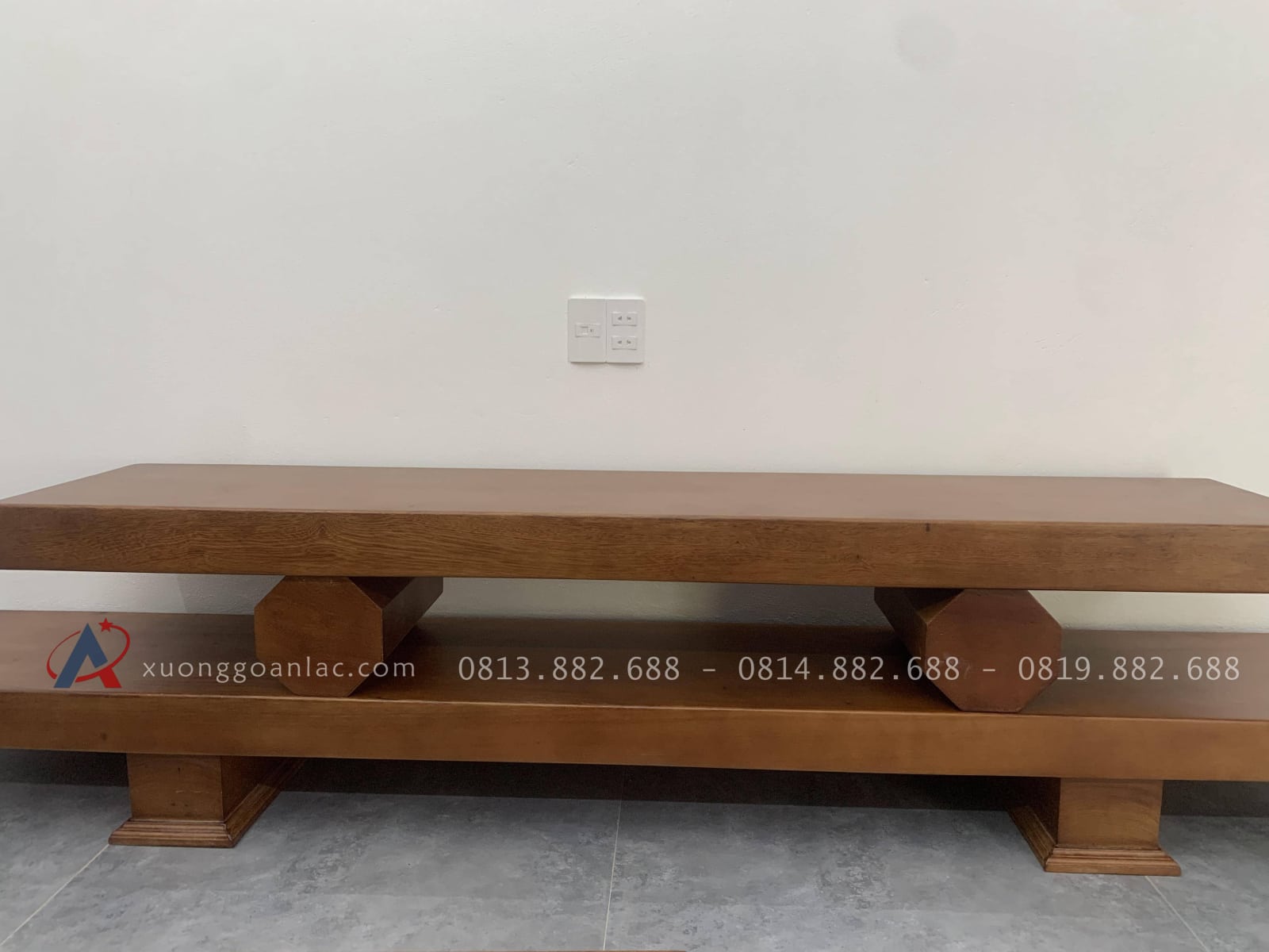 Bàn Giao bộ sofa và kệ tivi gỗ gõ đỏ cao cấp tại Bắc Ninh cho gia đình anh Trường 23 Mẫu kệ tivi gỗ gõ đỏ