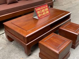 bàn trà gỗ hương đá