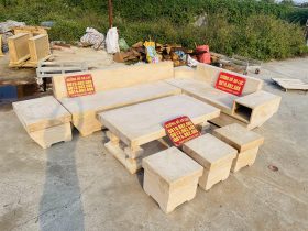 bàn mộc sofa gỗ nguyên khối gỗ gõ đỏ
