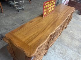 Mẫu kệ tivi louis hoàng gia gỗ gõ đỏ (Chú Phúc - Long Biên) 14 mặt kệ tivi khuôn tranh