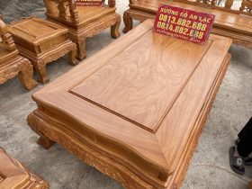 bàn trà chữ nhật khung tranh