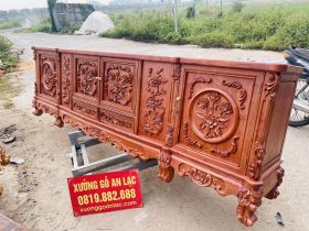 Mẫu kệ tivi louis hoa hồng gỗ hương đá và gỗ gõ đỏ cao cấp 18 mẫu kệ tivi hoa hồng gỗ gõ đỏ