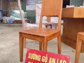 Siêu phẩm bàn ăn nguyên khối cùng 20 ghế hiện đại gỗ gõ đỏ cao cấp (Chú Hưng,Thái Bình) 20 Mặt ghế ván tràn