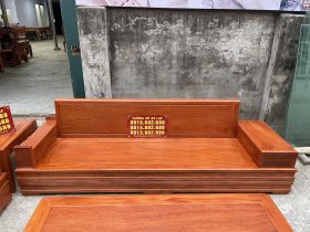 Mẫu sofa hiện đại hàng 5 món gỗ hương đá cao cấp (Chú Phương - Hà Nam) 23 đoản dài gỗ hương đóng hộp