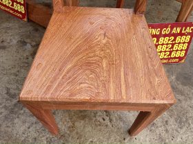 Bản mộc bàn ăn 8 ghế trơn hiện đại gỗ hương đá cao cấp (Anh Tuấn,Thái Bình) 20 mặt ngồi ván tràn