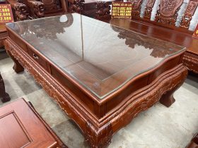bàn trà gỗ gõ đỏ cao cấp