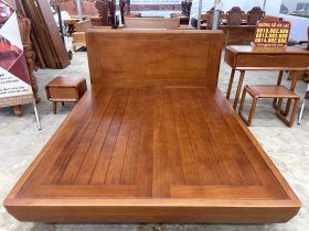 Combo phòng ngủ giường và bàn phấn hiện đại gỗ gõ đỏ 8 mẫu giường 1m6 x 2m